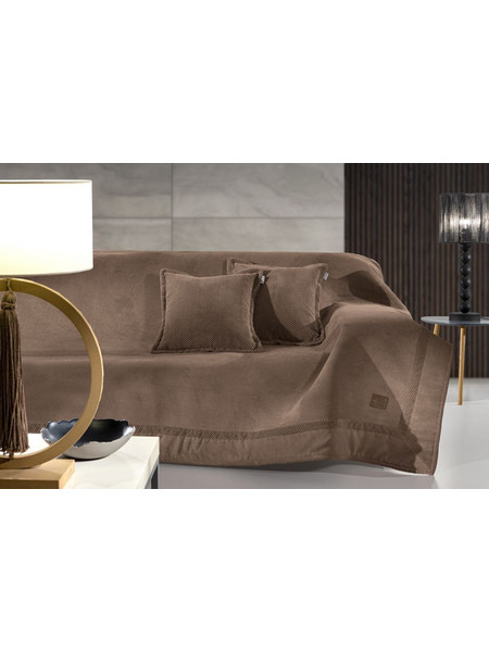 Guy Laroche Ριχτάρι Τετραθέσιου Καναπέ 170x350 Rubicon Latte