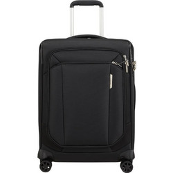 Samsonite Respark 143329-7416 Βαλίτσα Καμπίνας 55x40x23cm με 4 Ρόδες Μαύρη