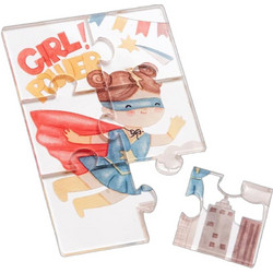 Parisis Μπομπονιέρα Βάπτισης Puzzle Super Girl από Plexiglass 03143001