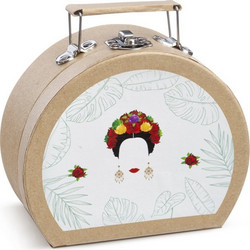 Parisis Μπομπονιέρα Βάπτισης Βαλιτσάκι Frida Kahlo από Χαρτί