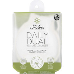 Daily Concepts Dual Texture Scrubber Σφουγγάρι Μπάνιου για Καθαρισμό & Απολέπιση