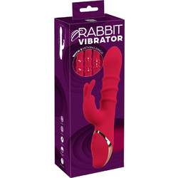You2Toys Rabbit Vibrator with 3 Moving Rings Δονητής Rabbit Ροζ