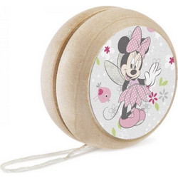 Parisis Μπομπονιέρα Βάπτισης Γιο Γιο Minnie Mouse Νεράιδα από Ξύλο NA163