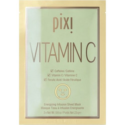 Pixi Vitamin C Sheet Μάσκα Προσώπου για Ενυδάτωση 3τμχ