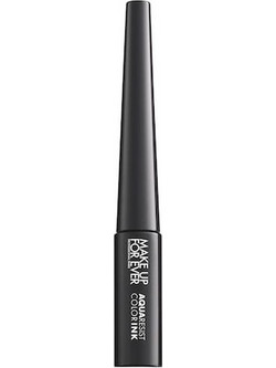 Make Up For Ever Aqua Resist Graphic Ink Matte Charcoal Αδιάβροχο Πινέλο Eyeliner 2ml