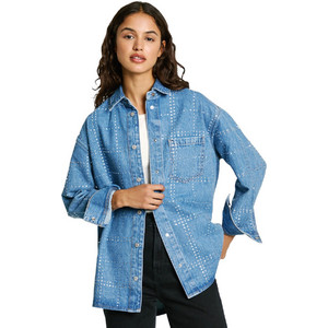 Pepe Jeans Μακρυμάνικο Γυναικείο Πουκάμισο Τζιν Mονόχρωμο Γαλάζιο PL304958-000 Pepe Jeans Μακρυμάνικο Γυναικείο Πουκάμισο Τζιν Mονόχρωμο Γαλάζιο PL304958-000