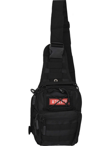 H&S Tactical Ανδρική Τσάντα Στήθους Μαύρη 26070