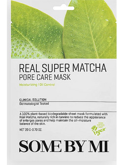 Some By Mi Real Super Matcha Pore Care Purifying Sheet Mask 20gr