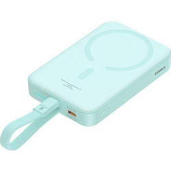 Baseus Wireless Power Bank 10000mAh 20W με Θύρα USB-C Power Delivery Light Blue