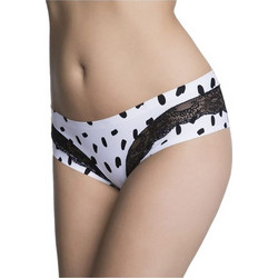 Julimex Kiss Γυναικείο Slip με Δαντέλα Μαύρο Λευκό 230117027-386