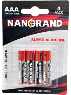 Nanorand Alkaline AAA 4τμχ