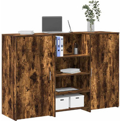 vidaXL Γραφείο Reception Ξύλινο με Βιβλιοθήκη 155x50x103.5cm 3324200