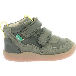 Kickers Παιδικά Μποτάκια Πράσινο Mint Suede με Σκρατς 972590-10-20