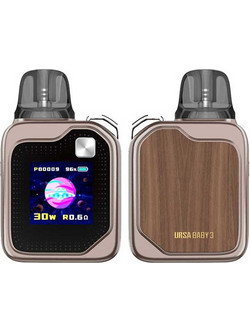 Lost Vape Ursa Baby 3 Oak Wood Ηλεκτρονικό Τσιγάρο Pod Kit 2.5ml με Ενσωματωμένη Μπαταρία