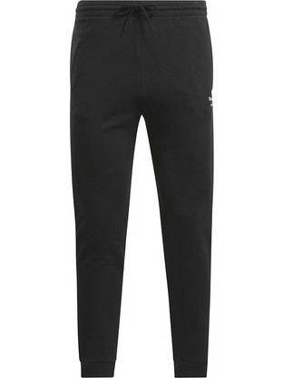 Reebok Ανδρικό Παντελόνι Φόρμας με Λάστιχο Μαύρο 100221800