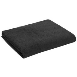 Lino Home Active Vat Dyed Πετσέτα Θαλάσσης Μαύρη 80x160cm