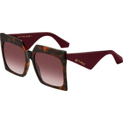 Etro 0002S 086 Γυναικεία Γυαλιά Ηλίου Τετράγωνα Κοκάλινα Καφέ με Καφέ Degradee Φακό