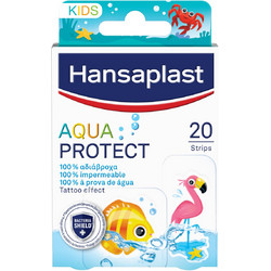 Hansaplast Aqua Protect Παιδικά Αδιάβροχα Αυτοκόλλητα Επιθέματα σε 2 Μεγέθη 20τμχ