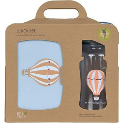 Laessig Tiny Drivers Ballon Πλαστικό Παιδικό Σετ Δοχείο Φαγητού Γαλάζιο