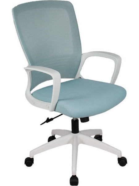 Lamtech Καρέκλα Γραφείου Λευκή Γαλάζια LGP114116