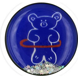 Sonique Pop Socket Liquid Cartoon Blue Bear