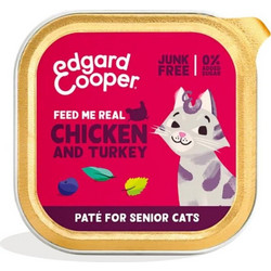 Edgard & Cooper Feed Me Real Senior with Chicken & Turkey 85gr