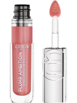 L'Oreal Paris Plump Ambition Hyaluron 650 Nude Macaron Lip Oil με Χρώμα 5ml