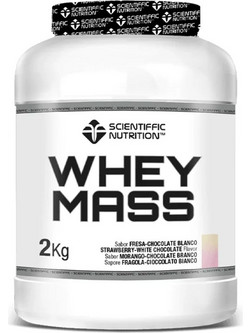 Scientiffic Nutrition Whey Mass Strawberry Πρωτεΐνη Ορού Γάλακτος Όγκου 2kg