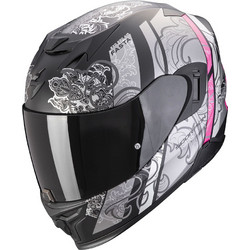 Scorpion Exo 520 Evo Air Fiesta Black Silver Pink Κράνος Μηχανής Full Face 1600gr