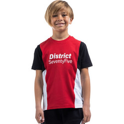 District75 Παιδικό T-Shirt Κοντομάνικο Κόκκινο 125KBSS-377-045