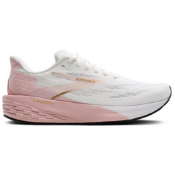 Brooks Launch 11 Γυναικεία Αθλητικά Παπούτσια για Τρέξιμο Λευκά Nude 1204391B-164
