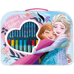 AS Company Disney Frozen Σετ Ζωγραφικής με Βαλιτσάκι 33x24.5x2.5cm 34τμχ 1023-66223