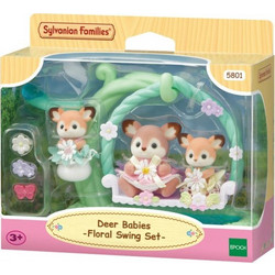 Sylvanian Families Μωρά Ελαφάκια με Σετ Κούνιας