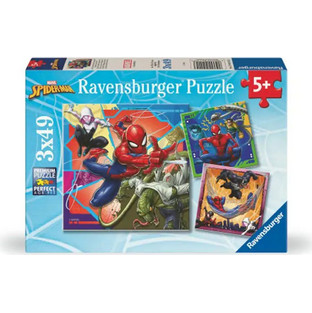 Παιδικό Puzzle Ravensburger Marvel Spider-Man 3x49 Κομμάτια