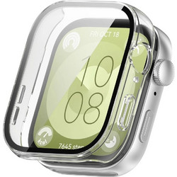 Tech-Protect Defence360 Πλαστική Θήκη με Προστασία Οθόνης για Huawei Watch Fit 3 43mm Διαφανής