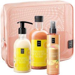 Lavish Care Freshly Squeezed Bliss Shower Gel 500ml + Body Lotion 300ml + Body Mist 200ml + Neseser