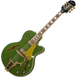 Epiphone Emperor Swingster Ηλεκτρική Κιθάρα Hollow με Μαγνήτες HH & Ταστιέρα Indian Laurel Forest Metallic Green