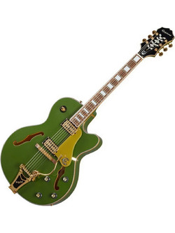 Epiphone Emperor Swingster Ηλεκτρική Κιθάρα Hollow με Μαγνήτες HH & Ταστιέρα Indian Laurel Forest Metallic Green