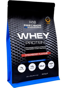 Holland & Barrett Precision Engineered Whey Strawberry Πρωτεΐνη Ορού Γάλακτος 900gr