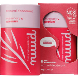 Nuud Rosemary & Geranium Φυσικό Αποσμητικό Stick 48h 45gr