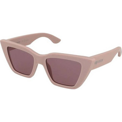 Alexander McQueen AM0507S 005 Γυναικεία Γυαλιά Ηλίου Πεταλούδα Κοκάλινα Ροζ με Ροζ Φακό