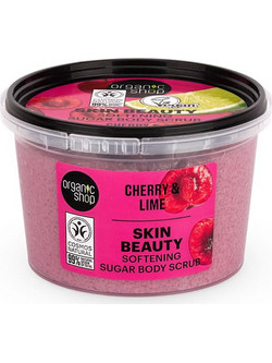 Natura Siberica Organic Shop Cherry & Lime Scrub Σώματος 250ml