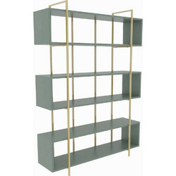 Hanah Home Bruti Βιβλιοθήκη 120x29.6x180cm 875ZNA4513