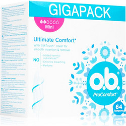 O.B. Pro Comfort Mini Ταμπόν για Ελαφριά Ροή 2 Σταγόνες 64τμχ