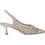 Exe Γόβες Slingback με Λεπτό Χαμηλό Τακούνι Ασημί U4700851357L