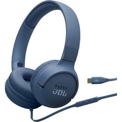 JBL Tune 520C Ενσύρματα Ακουστικά On Ear Μπλε