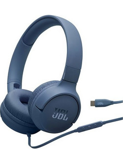 JBL Tune 520C Ενσύρματα Ακουστικά On Ear Μπλε