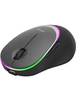 AOAS 1001 Ασύρματο Bluetooth Ποντίκι Grey