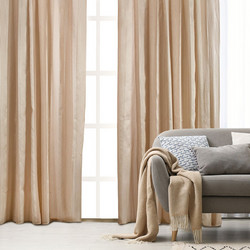 WhiteEgg Κουρτίνα Παραθύρου με Τρουκς 270x280 K0192-1 Beige