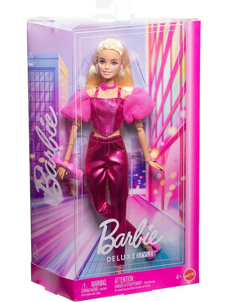 Mattel Barbie Deluxe Style Metallic Dress